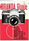 Miranda Sensorex 2 manual. Camera Instructions.